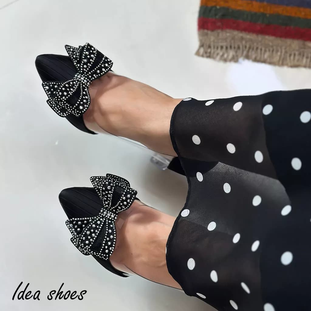 کفش مجلسی طلقی مدل پاپیون کد 650 — تصویر ۴