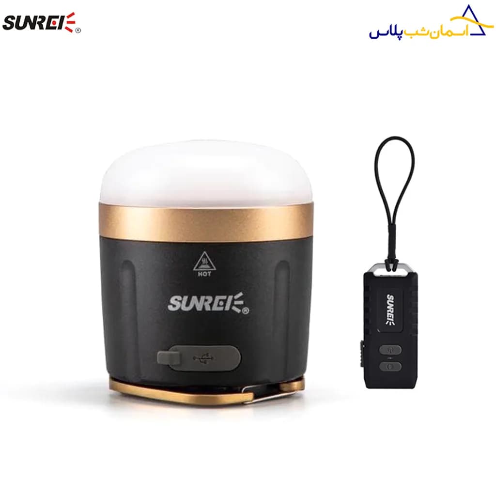 پاوربانک و چراغ چادر سانری مدل CC5 — تصویر ۶