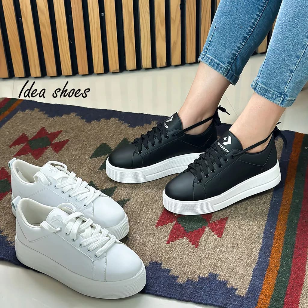 کتونی دخترانه مدل converse کد 187 — تصویر ۹