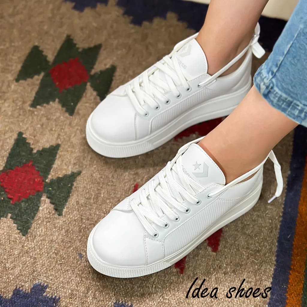 کتونی دخترانه مدل converse کد 187 — تصویر ۱۲