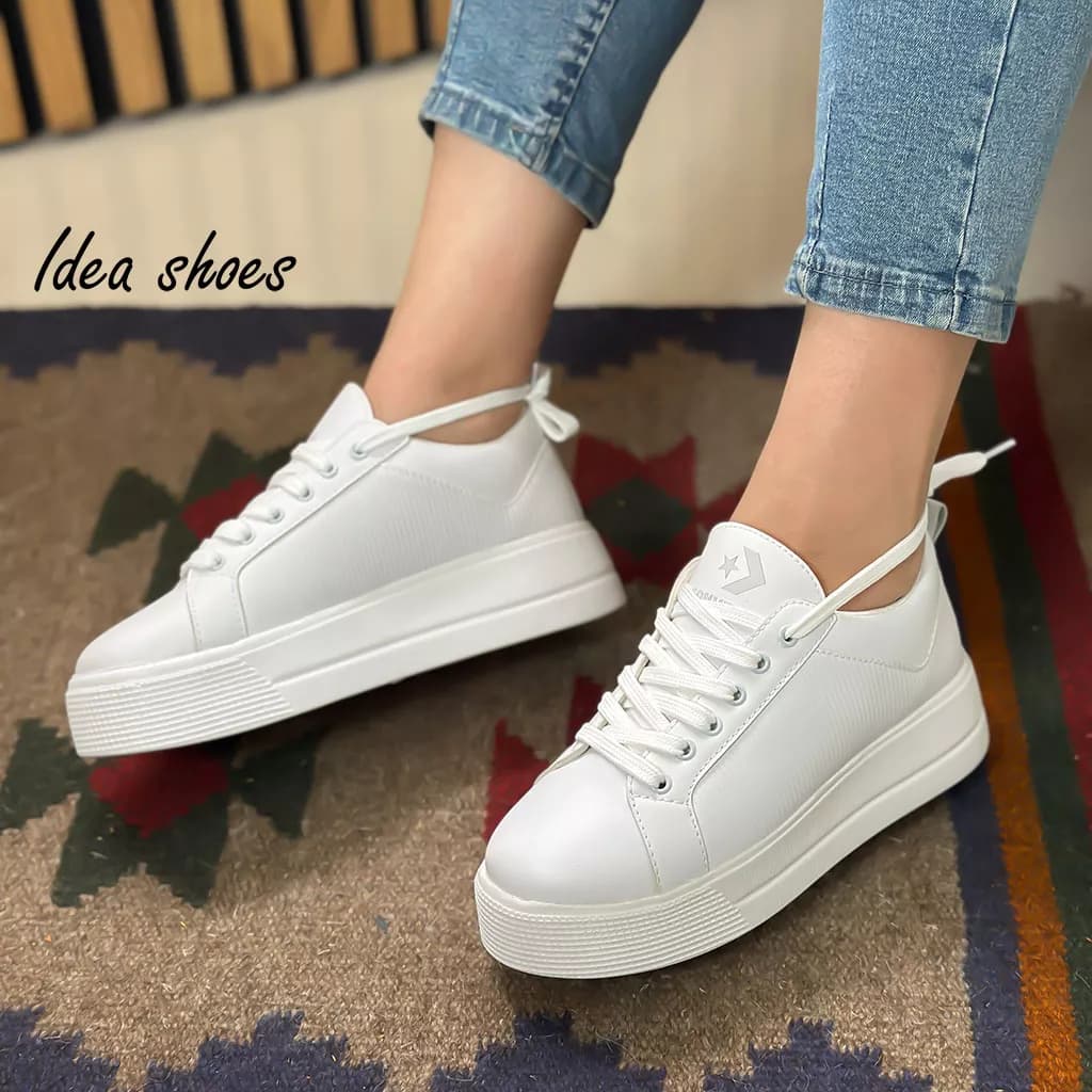 کتونی دخترانه مدل converse کد 187 — تصویر ۷