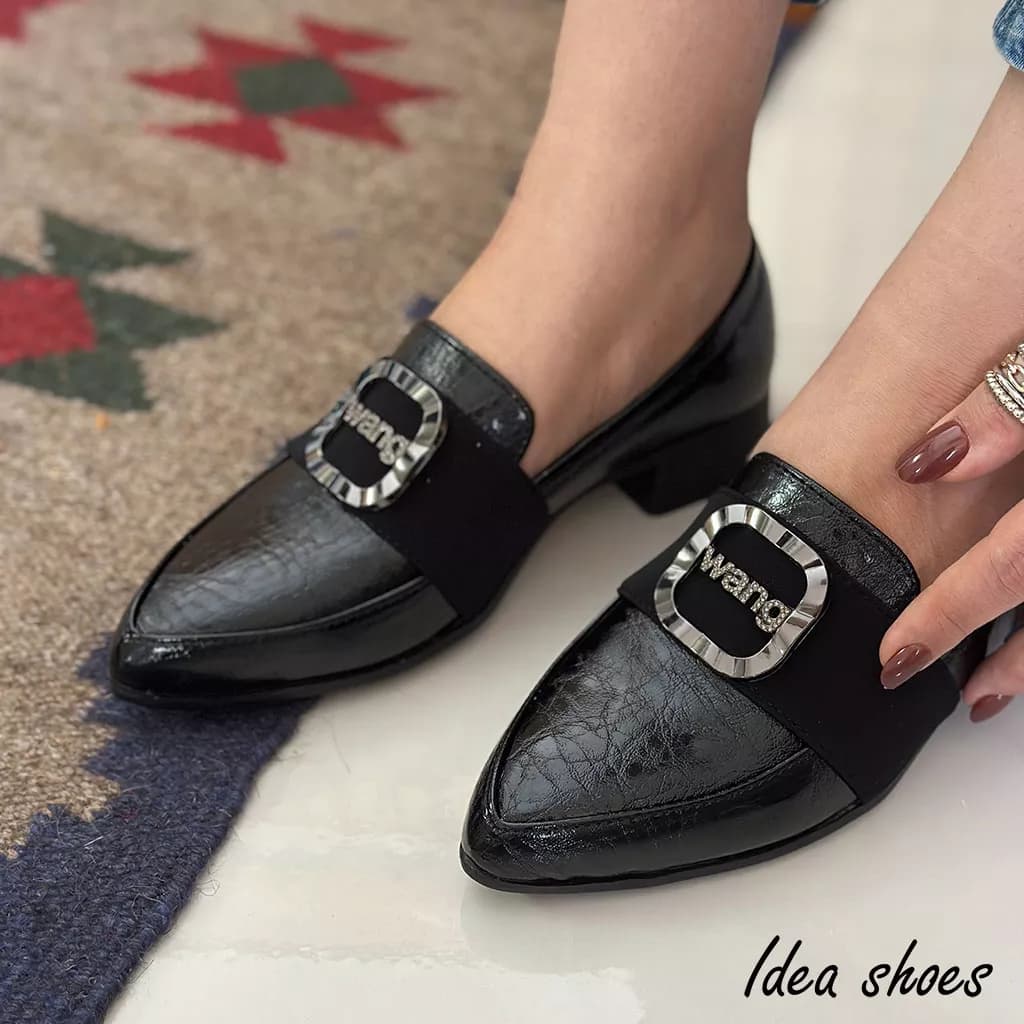 کفش کالج دخترانه مدل wang کد 219 — تصویر ۲