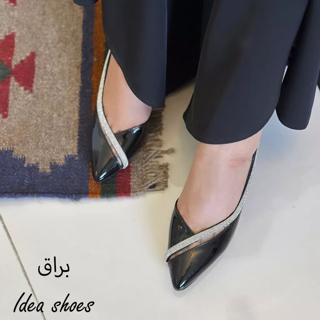 کفش مجلسی دخترانه دور نگین کد 735 — تصویر ۷