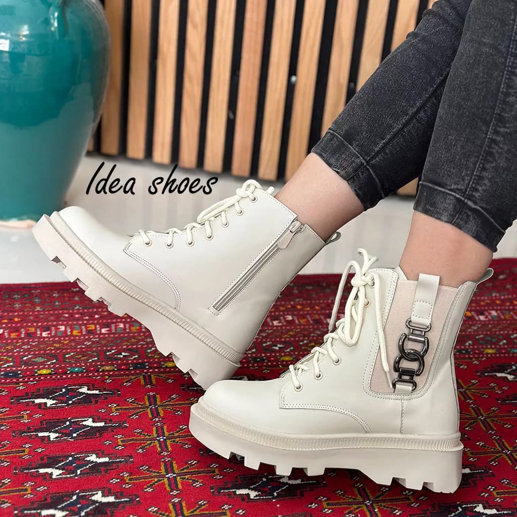 نیم بوت بندی دخترانه سگک دار کد 961 — تصویر ۶