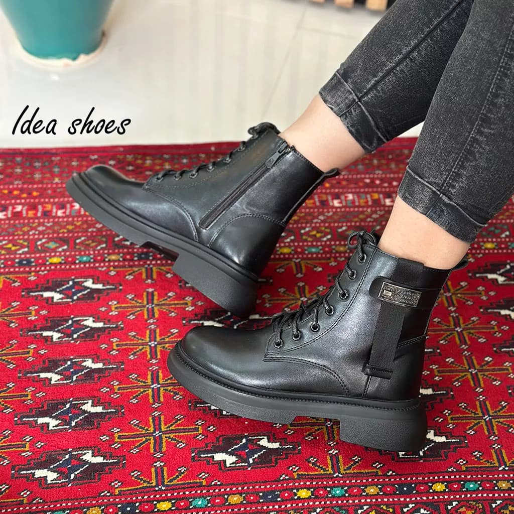 نیم بوت بندی دخترانه مدل eleven کد 959 — تصویر ۳