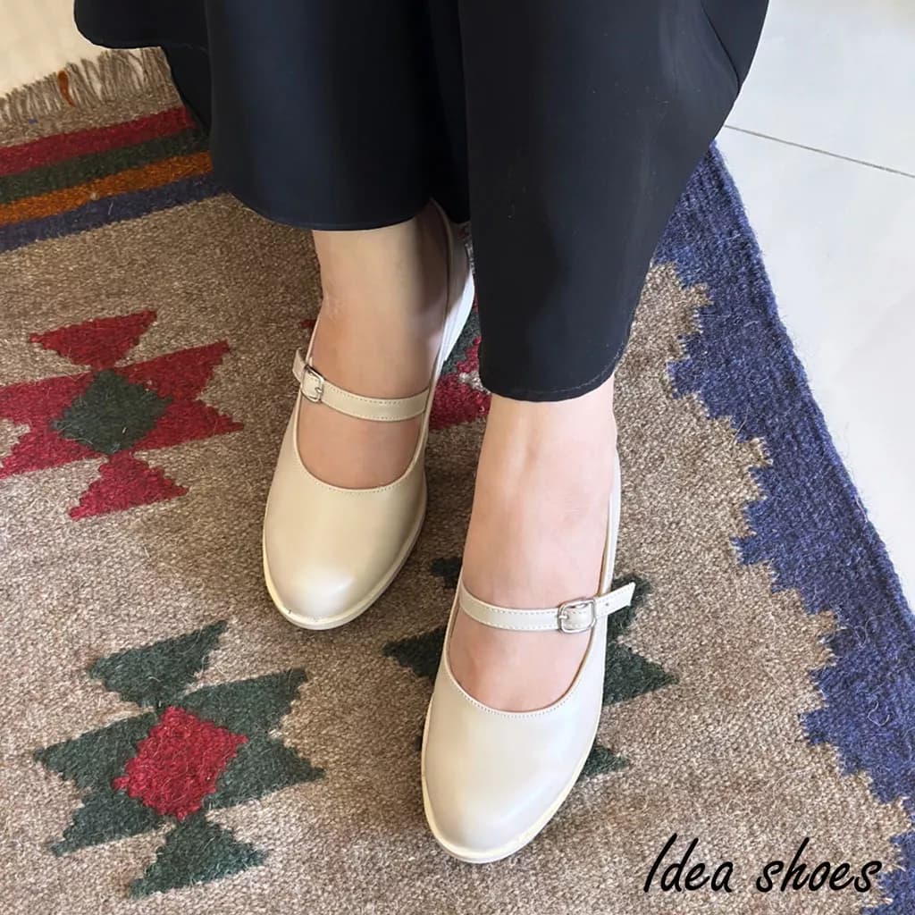 کفش عروسکی دخترانه مدل رکابدار کد 238 — تصویر ۴