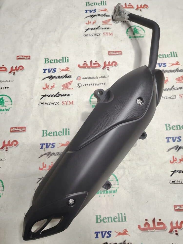 اگزوز کامل موتور یاماها طرح ایروکس nvx رادیاتوری دار آب خنک (درجه 1)