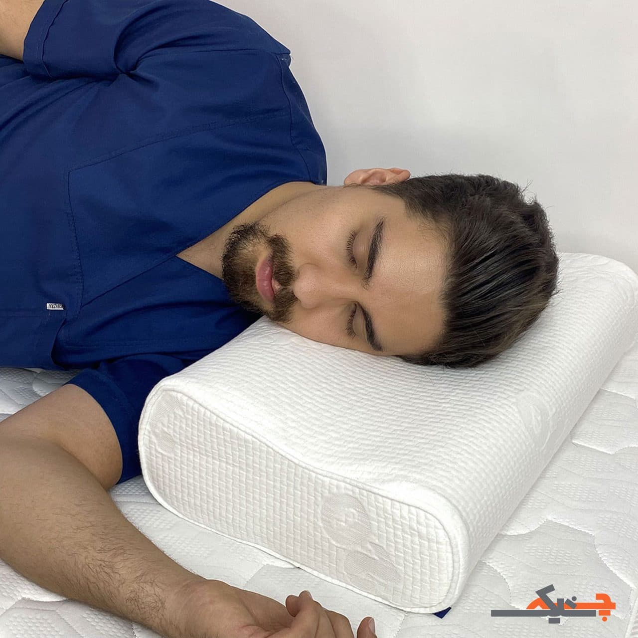 بالش طبی مموری فوم دکتر بیست موجی مدیوم کد Dr2036223 — تصویر ۸