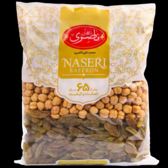 نخود کشمش بی نمک