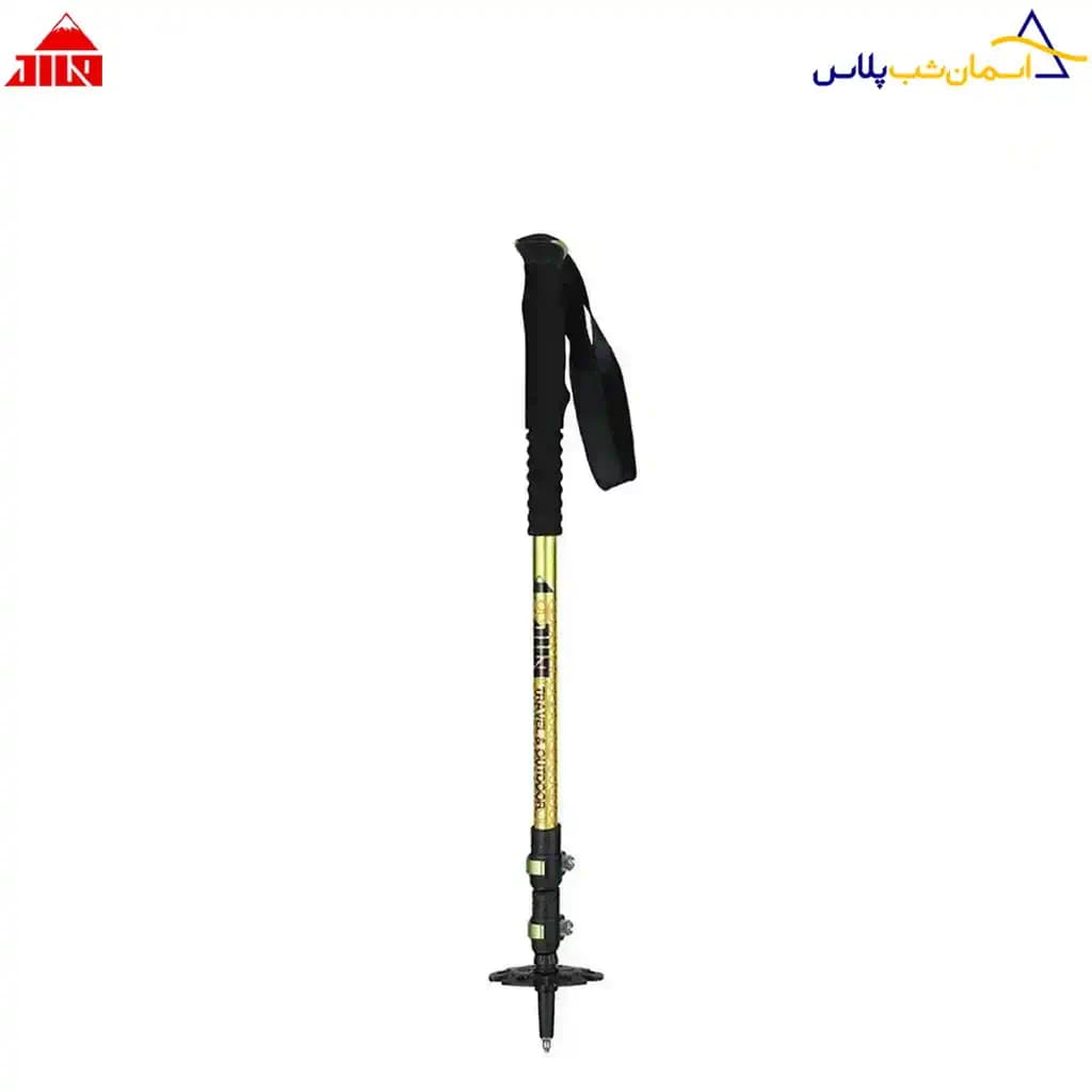 عصای کوهنوردی جیلو رنگ زرد مایل به سبز — تصویر ۶