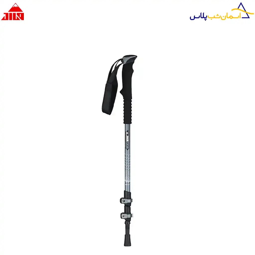عصای کوهنوردی جیلو رنگ طوسی روشن — تصویر ۵