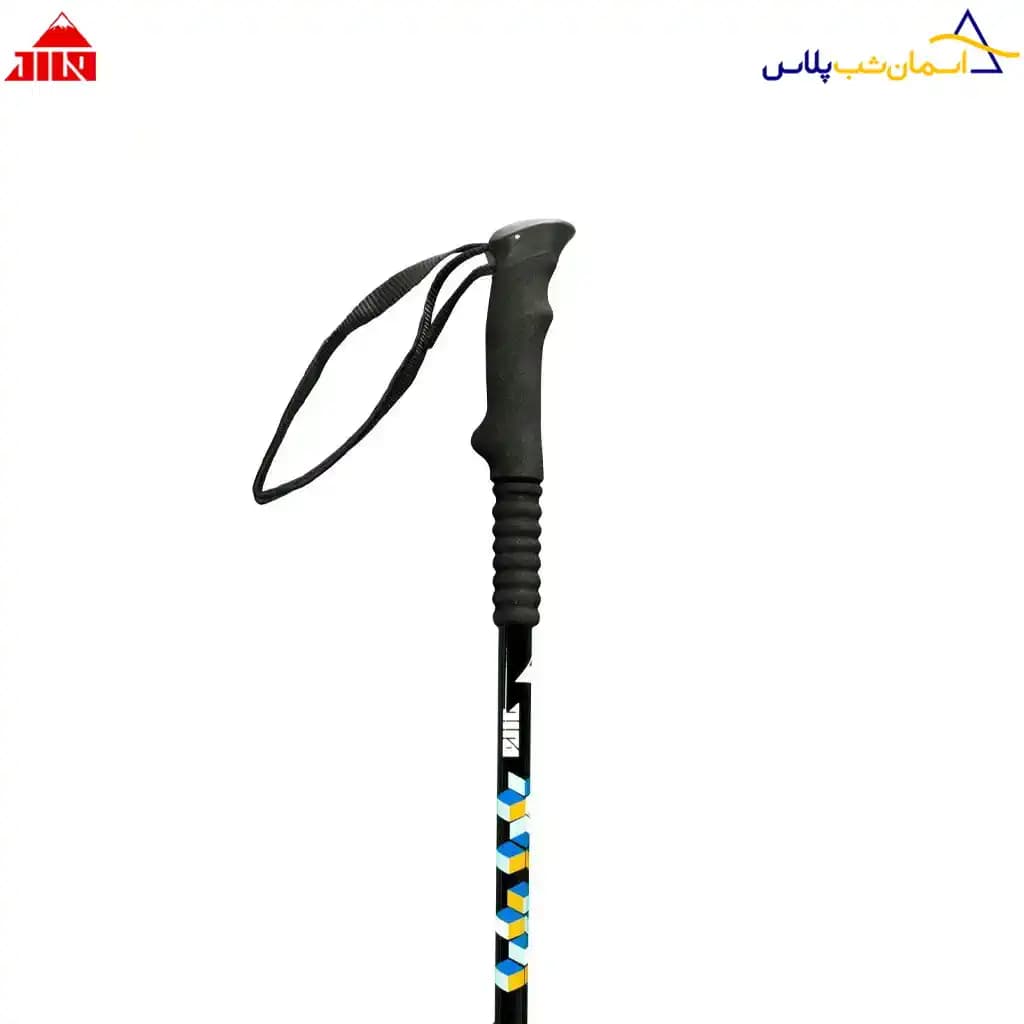 عصای کوهنوردی جیلو رنگ مشکی آبی — تصویر ۵