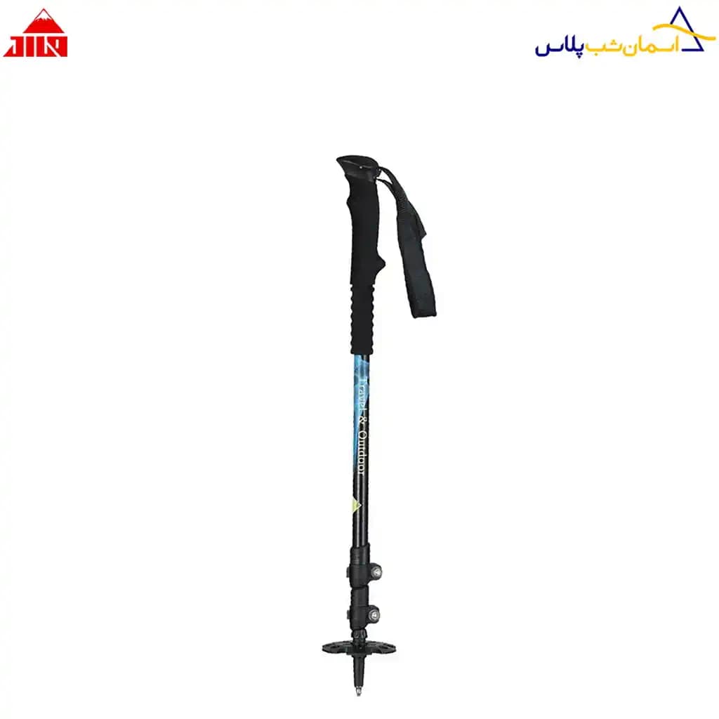 عصای کوهنوردی جیلو رنگ آبی مشکی — تصویر ۷