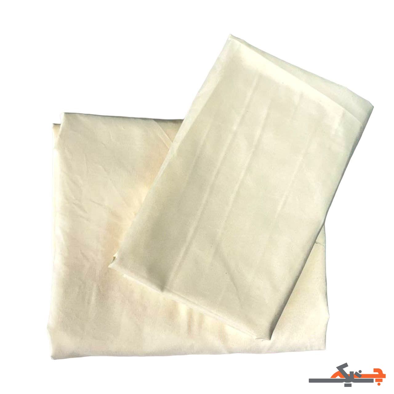ملحفه کشدار ساده دونفره ترک (کرم) عرض180 کد MM180361718 — تصویر ۵
