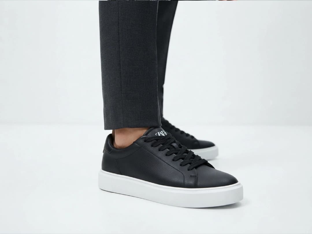 کتونی مردانه ونس زارا مشکی | Zara 686 — تصویر ۱۰