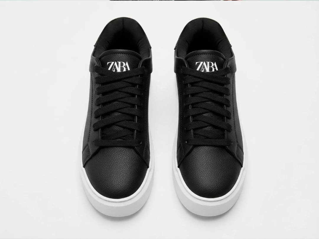 کتونی مردانه ونس زارا مشکی | Zara 686 — تصویر ۷