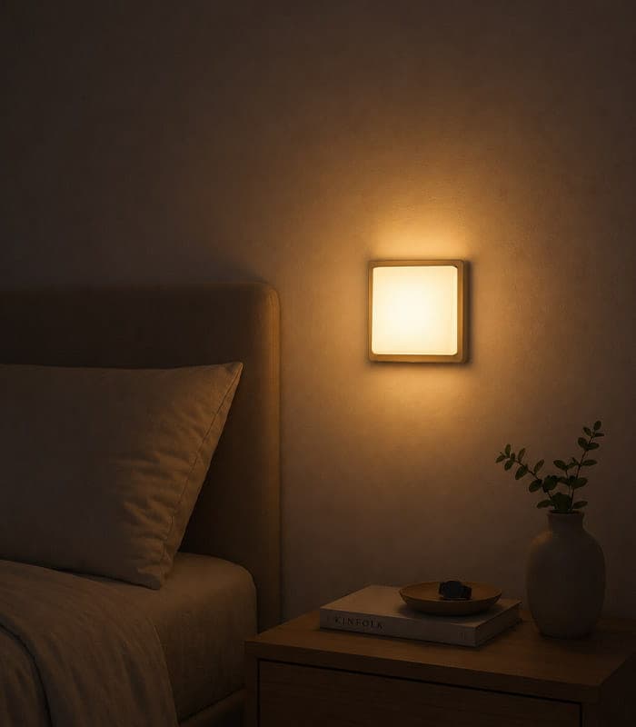 چراغ خواب شارژی کلیدی Toggle Light مدل HBKKGD-01 — تصویر ۵