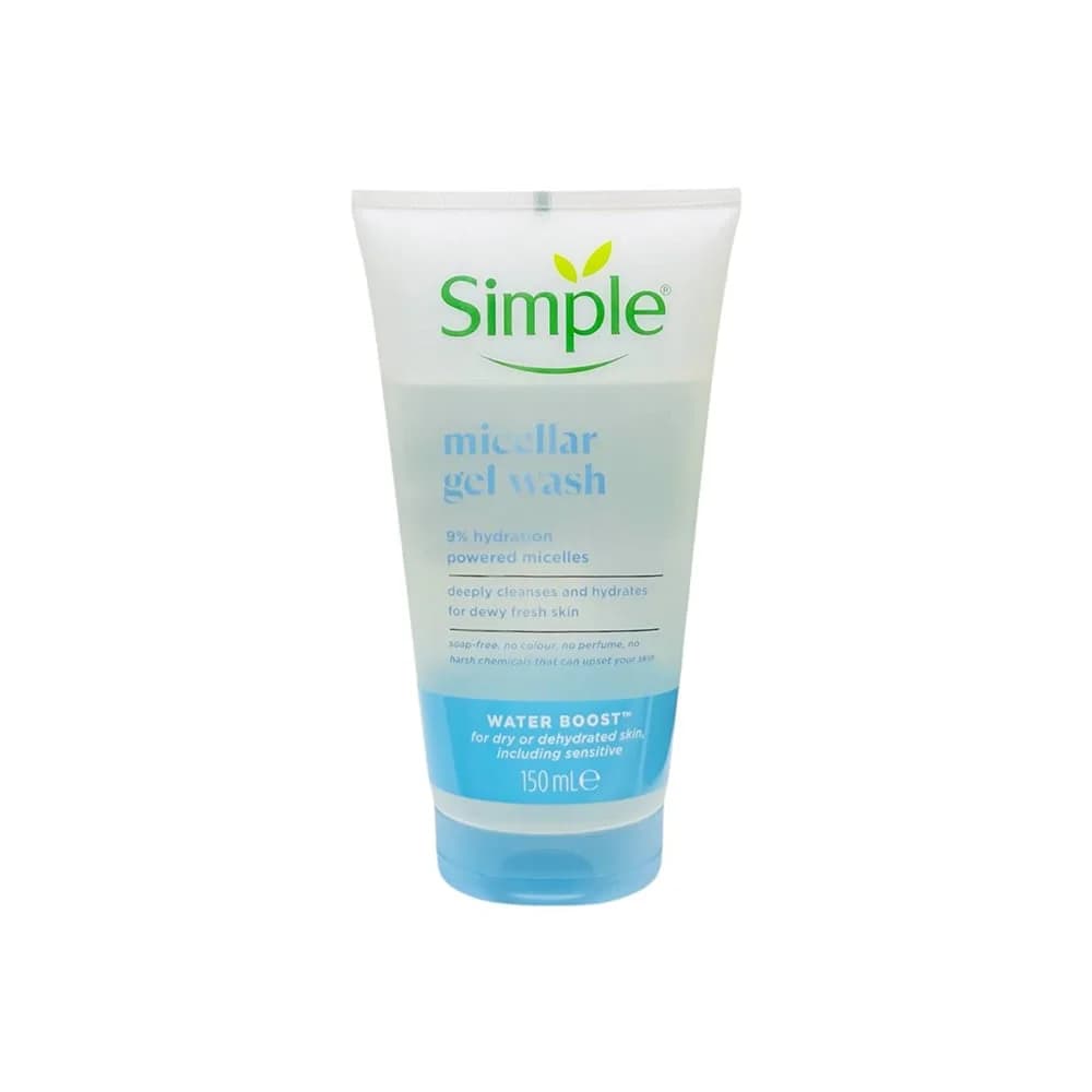 ژل شستشوی میسلار سیمپل simple مناسب پوست خشک و دهیدراته (واردات کاملا قانونی از منطقه آزاد ارس)
