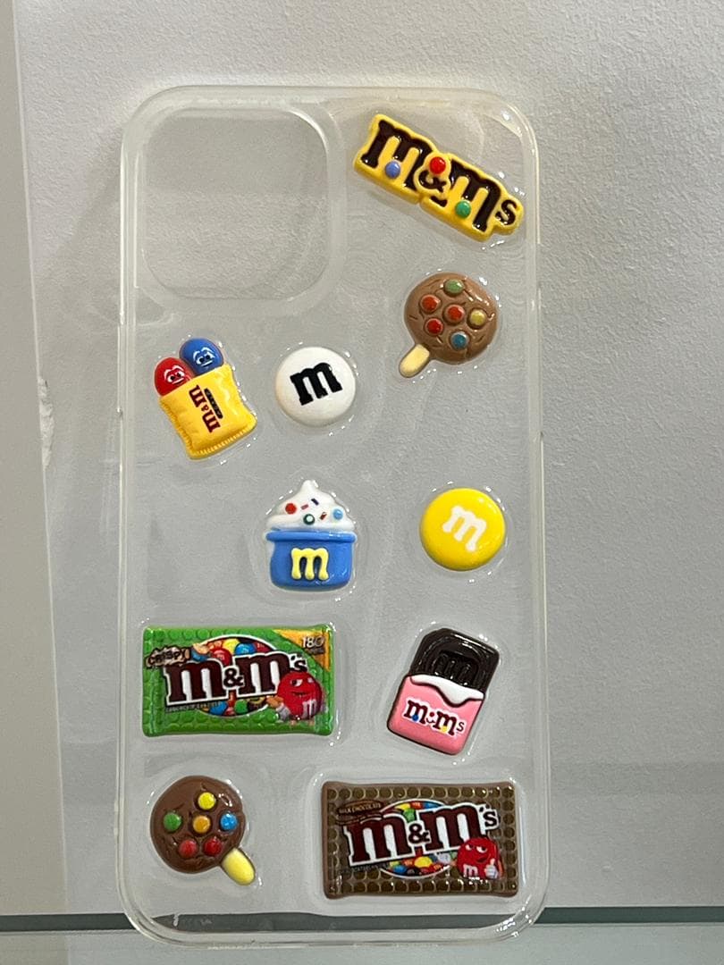 قاب شفاف عروسکی برجسته طرح شکلات M&Ms مناسب برای گوشی آیفون 12 پرومکس
