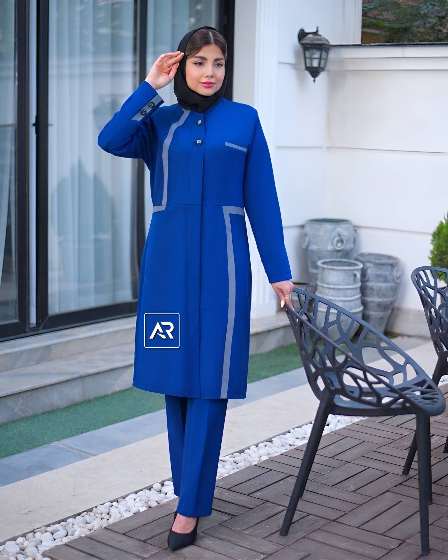 مانتو شلوار اداری آناشید — تصویر ۴