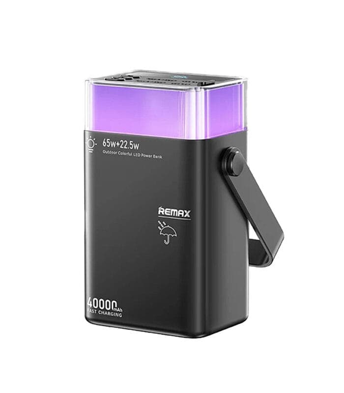 پاوربانک REMAX FP-3 40000mAh | شارژ سریع 65 وات مناسب کمپینگ — تصویر ۵