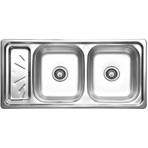 سینک استیل توکار 50*100 مدل SA11 نگین الماس