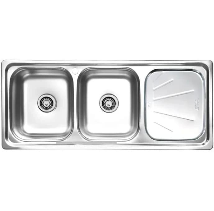 سینک استیل توکار 50*122 مدل SA06 نگین الماس