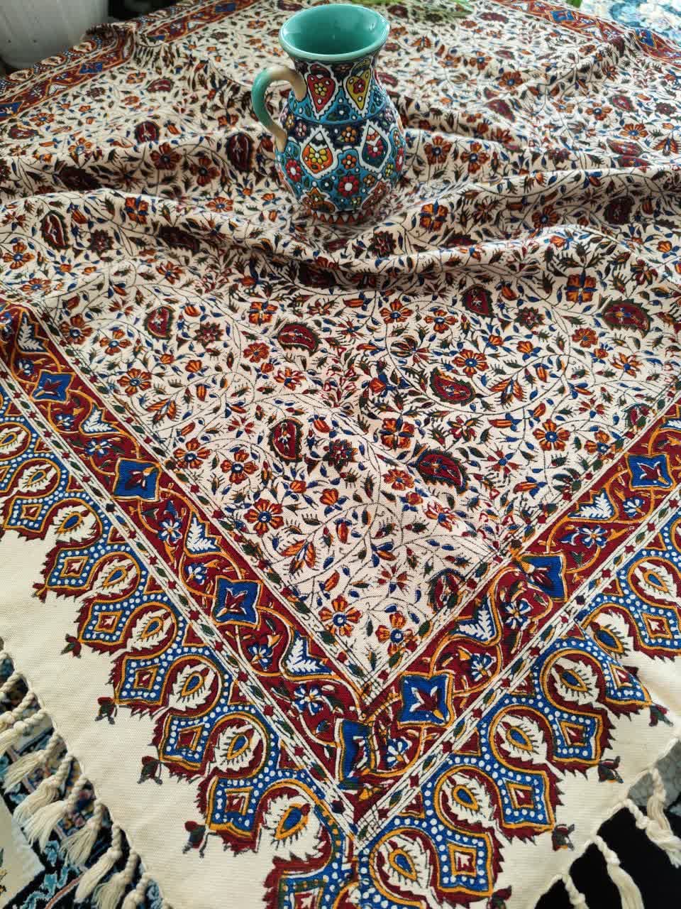 رومیزی سنتی قلمکاری شده — تصویر ۱۰