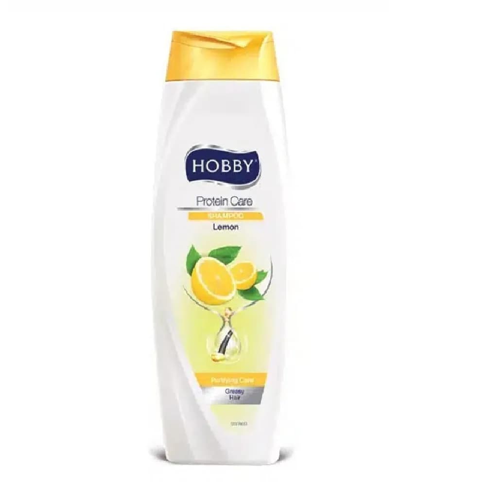 شامپو سر هوبی حاوی عصاره لیمو و چای مناسب موهای چرب 600 میل HOBBY