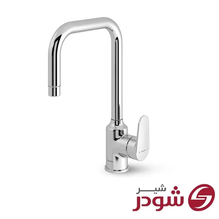 شیر آشپزخانه شودر مدل آلپ کروم — تصویر ۳