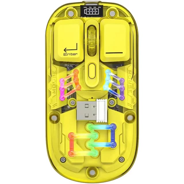 موس بی سیم Fashion دوحالته 2.4G و بلوتوث — تصویر ۵