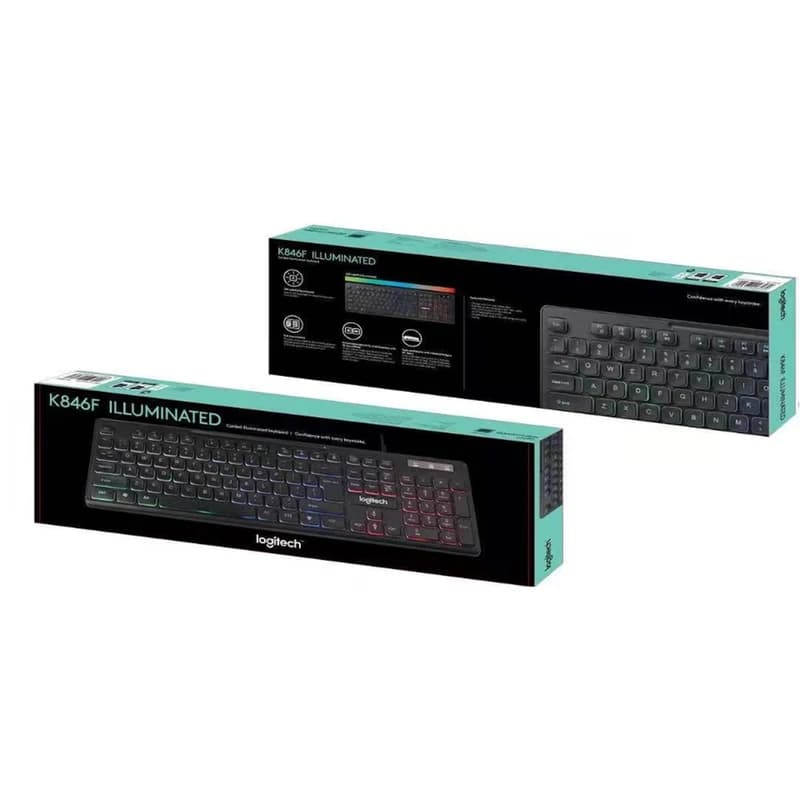 کیبورد گیمینگ لاجیتک مدل K846F با سیم — تصویر ۳