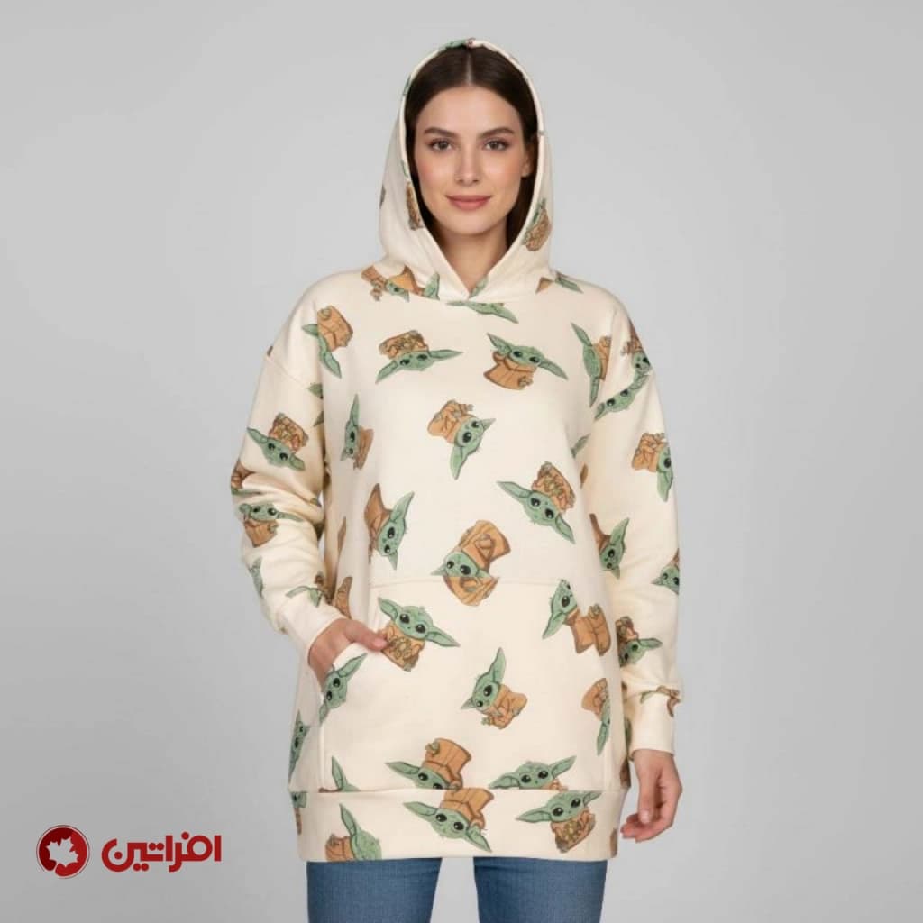 هودی زنانه بیبی یودا دورس | کد 8541.1 — تصویر ۲