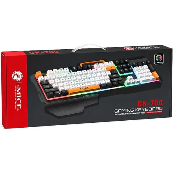 کیبورد مخصوص بازی iMICE RGB مدل GK-700 — تصویر ۵