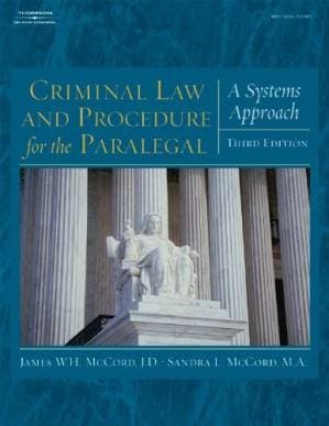 دانلود کتاب Criminal Law and Procedure for the Paralegal: A Systems Approach (West Legal Studies)