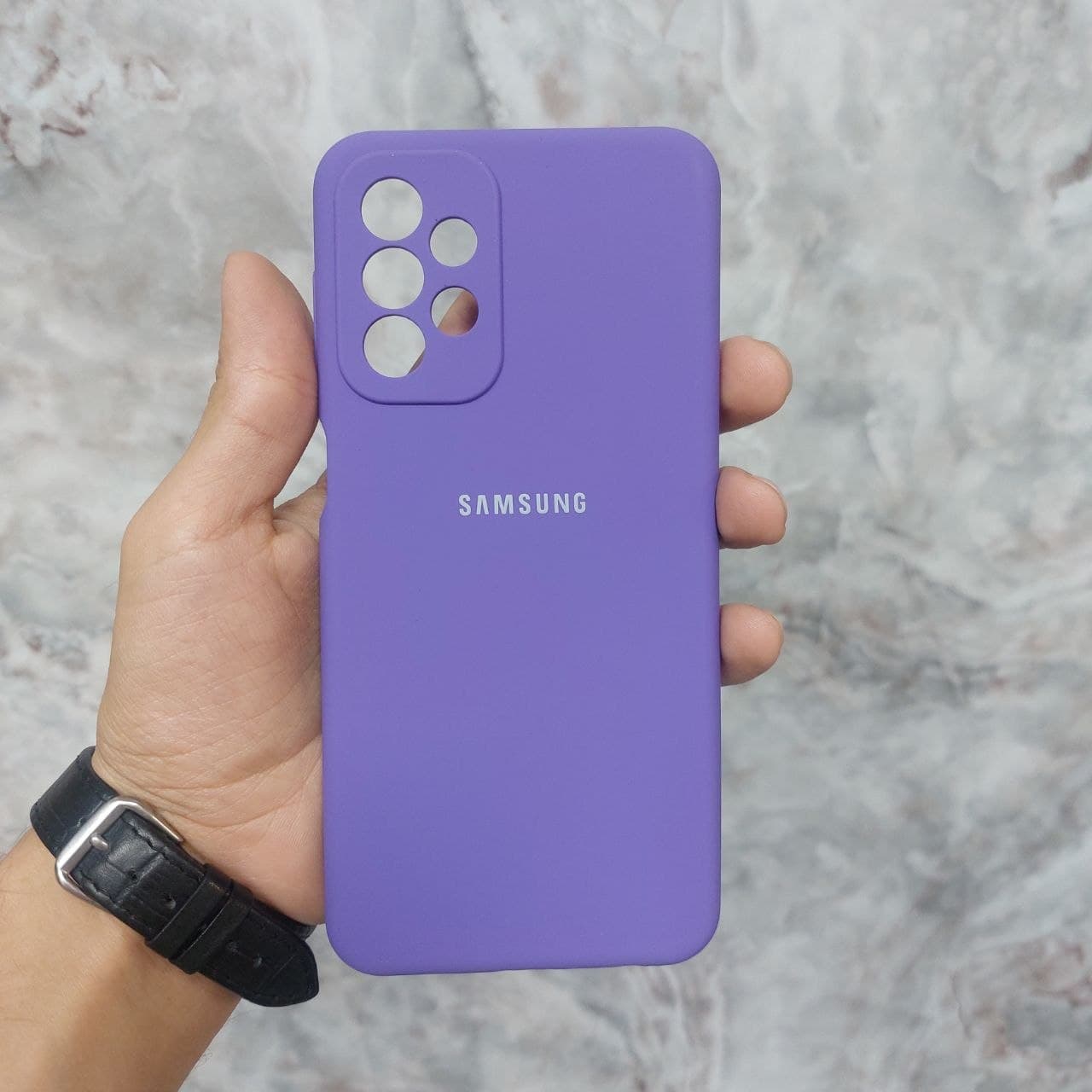 قاب سیلیکونی بنفش Samsung Galaxy A23