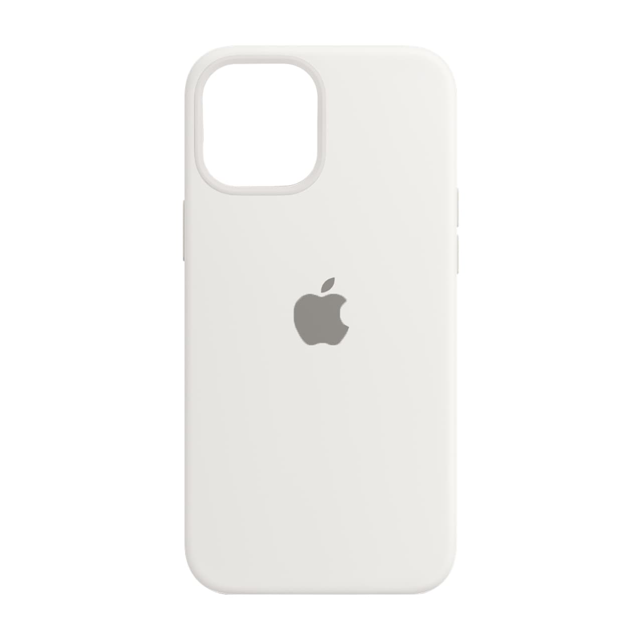 قاب سیلیکونی سفید پاک کنی اورجینال iPhone 13 / iPhone 14