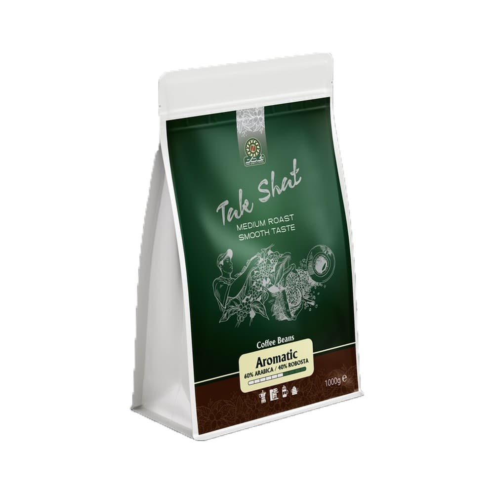 قهوه تک شات آروماتیک ۱۰۰۰گرمی (TAKSHAT)
