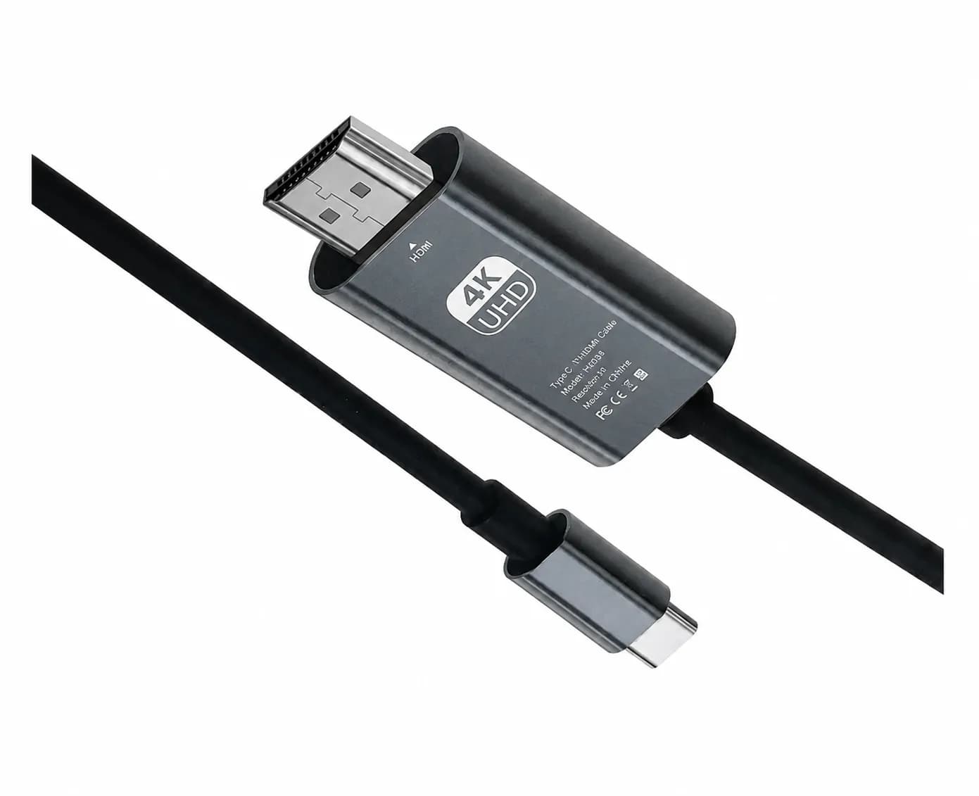 کابل تبدیل Type-C به HDMI با پشتیبانی از کیفیت 4K