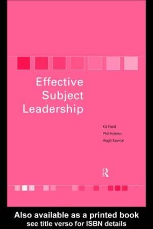 دانلود کتاب Effective Subject Leadership