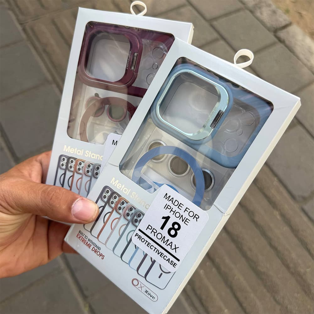 قاب Metal Stand کد TRD مناسب برای گوشی موبایل آیفون Apple iPhone 17 / 17 Pro / 17 Pro Max — تصویر ۴