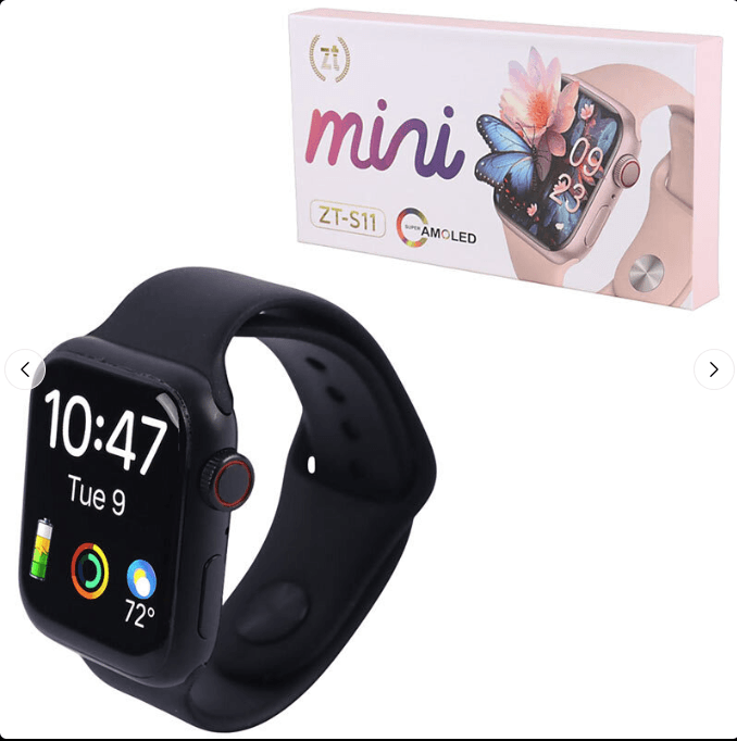 ساعت هوشمند ZT-S11 Mini با نمایشگر سوپر آمولد و بند سیلیکونی