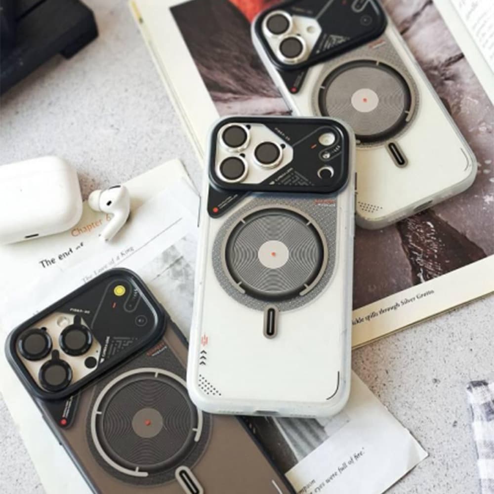قاب مگسیف Luxury Mechanical Lenz کد LX مناسب برای گوشی موبایل آیفون Apple iPhone 16 / 16 Pro Max / 17 / 17 Pro / 17 Pro / 18 Pro / 18 Pro Max