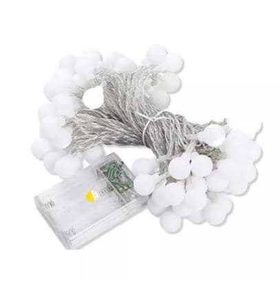 ریسه چراغ LED خورشیدی ضدآب طرح ستاره برای فضای باز و جشن‌ها