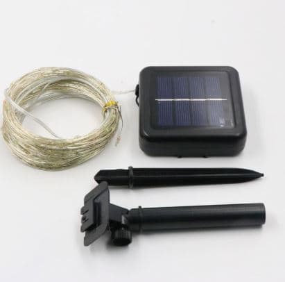ریسه چراغ LED سیم مسی خورشیدی ضدآب برای فضای باز — تصویر ۲