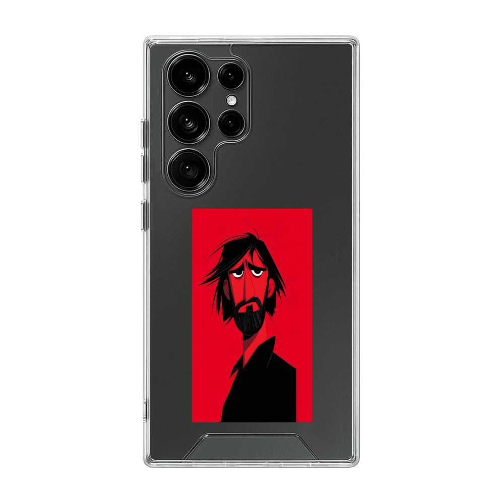 قاب شفاف چاپی طرح Red Man کد T0067 مناسب برای گوشی موبایل اپل آیفون Apple iPhone 7 / 8 / SE 2020 / 7 Plus / 8 Plus / X / XS / XR / XS Max / 11 / 11 Pro / 11 Pro Max / 12 / 12 Pro / 12 Pro Max / 13 / 1 — تصویر ۵