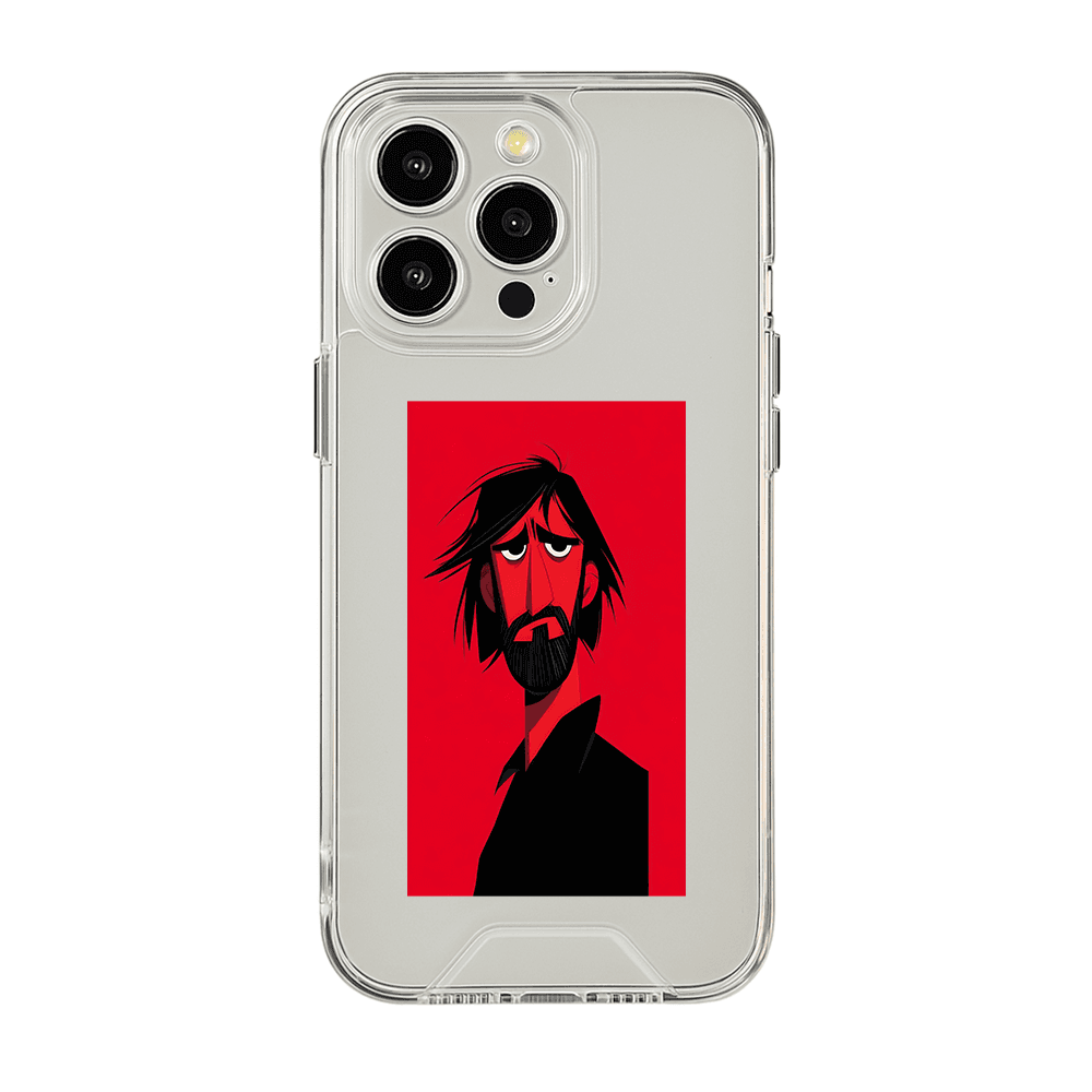 قاب شفاف چاپی طرح Red Man کد T0067 مناسب برای گوشی موبایل اپل آیفون Apple iPhone 7 / 8 / SE 2020 / 7 Plus / 8 Plus / X / XS / XR / XS Max / 11 / 11 Pro / 11 Pro Max / 12 / 12 Pro / 12 Pro Max / 13 / 1