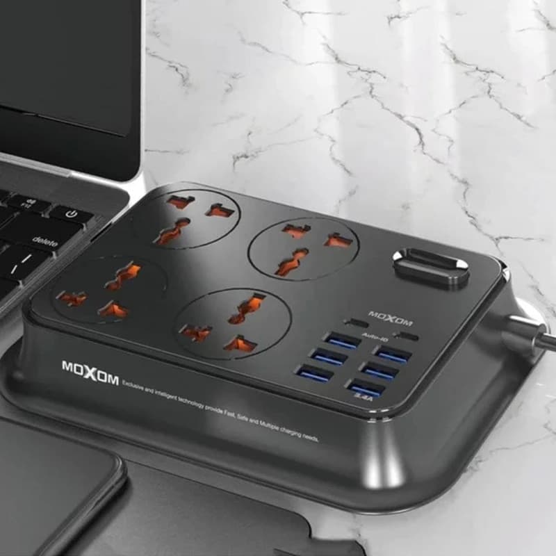 رابط USB و برق MOXOM MX-ST07 — تصویر ۵