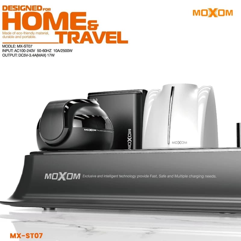رابط USB و برق MOXOM MX-ST07 — تصویر ۶