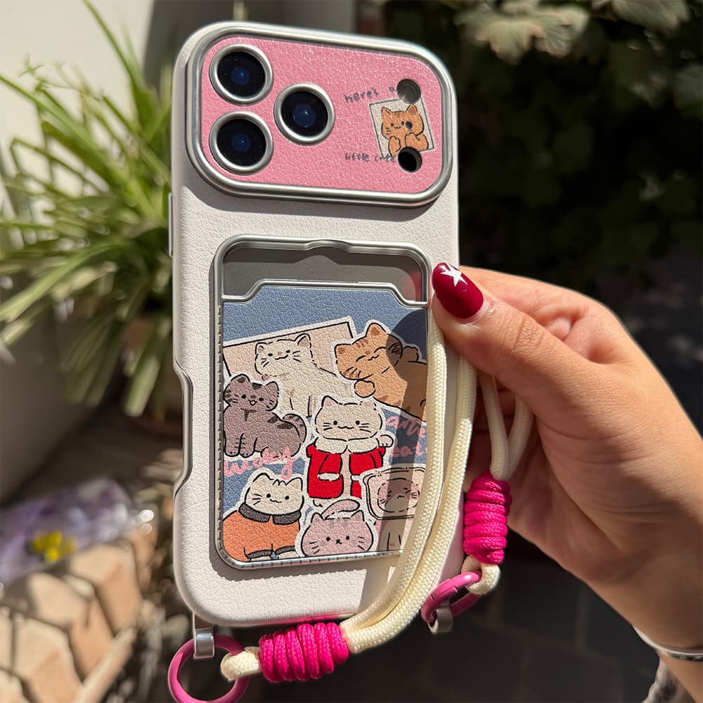 قاب Cat City همراه با بند دستی کد TRD مناسب برای گوشی موبایل آیفون Apple iPhone 13 / 13 Pro Max / 16 / 16 Pro Max
